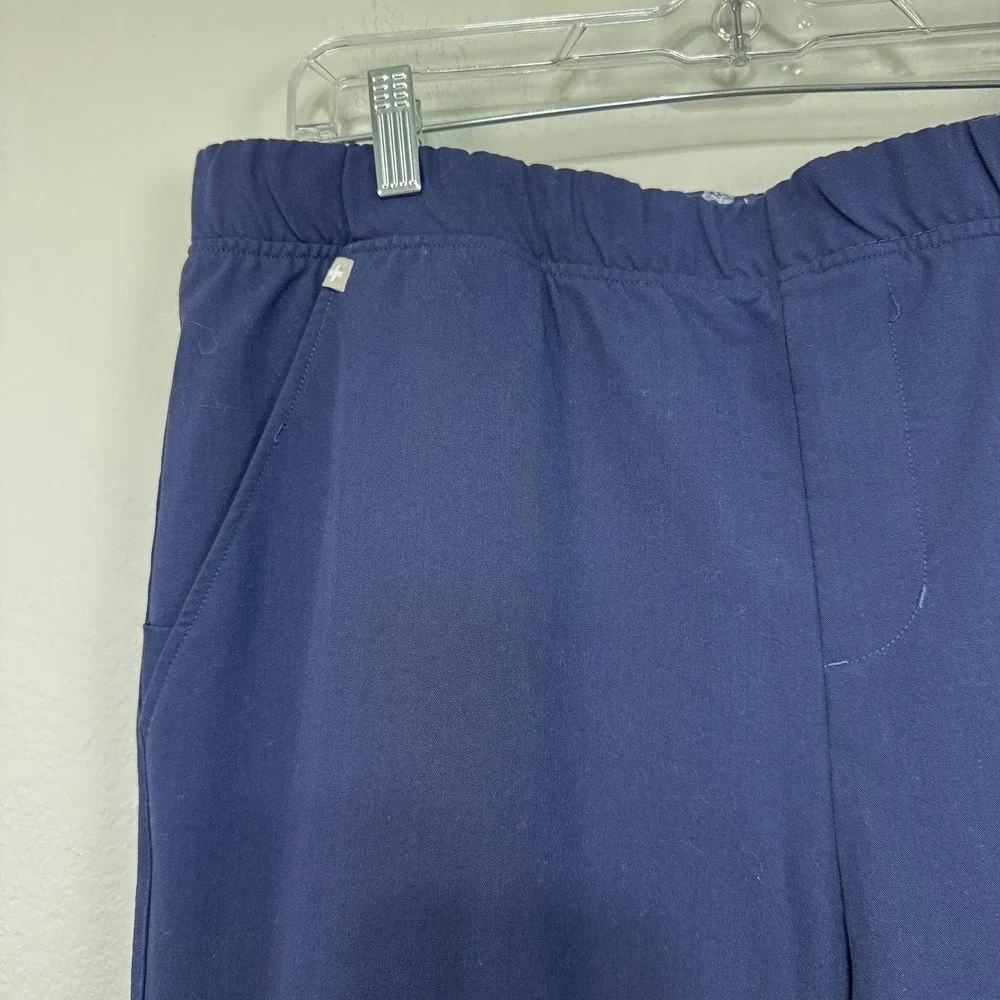 FIGS Technical Collection Scrub Pants Mens XL Navy Cargo Drawstring‎ M19SW2001